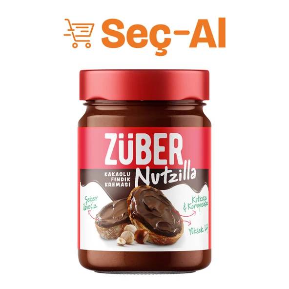 Züber Nutzilla Kakaolu Fındık Kreması 315 G (6'li Paket) ürün görseli 1