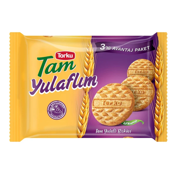 Torku Tam Yulaflı Bisküvi 375 G (6'li Paket) ürün görseli 1