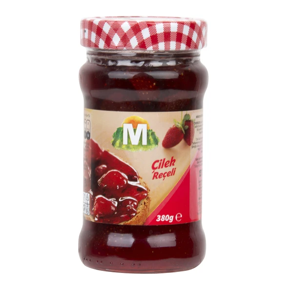 Migros Çilek Reçeli 380 G (5'li Paket) ürün görseli 1