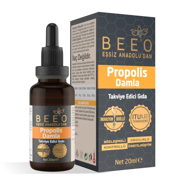 Beeo Propolis Damla 20 Ml (5'li Paket) ürün görseli 1