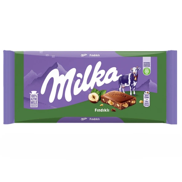 Milka Fındıklı Çikolata 80 G (8'li Paket) ürün görseli 1