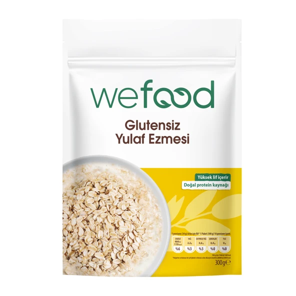 Wefood Glütensiz Yulaf Ezmesi  300 G (5'li Paket) ürün görseli 1