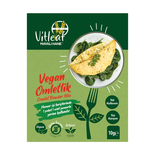 Vitleaf Vegan Omletlik Toz Karışım 5 x 10 G (5'li Paket) ürün görseli 1