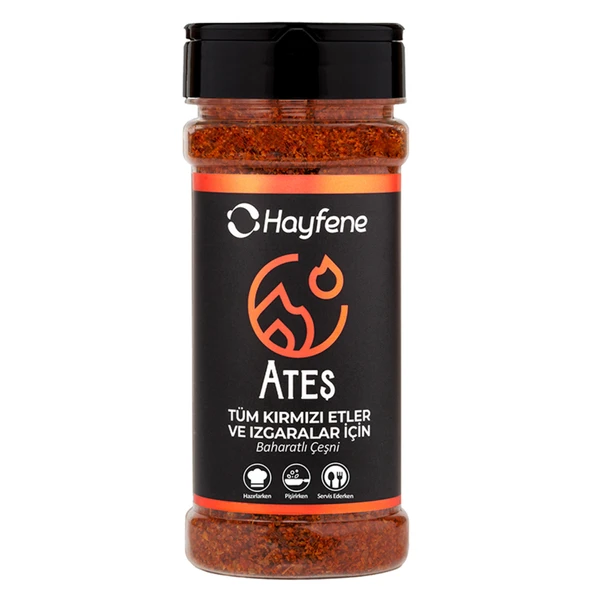 Hayfene Ateş Kırmızı Etler & Izgara Baharatı 100 G (4'li Paket) ürün görseli 1