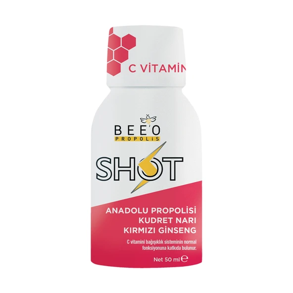 Beeo Kudret Narı Kırmızı Ginseng Propolis Shot 50 Ml (7'li Paket) ürün görseli 1