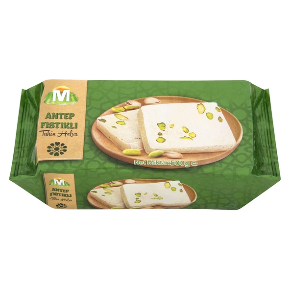 Migros Antep Fıstıklı Tahin Helvası 500 G (5'li Paket) ürün görseli 1