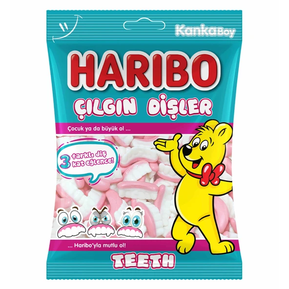 Haribo Teeth 80 G (8'li Paket) ürün görseli 1