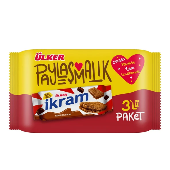 Ülker İkram Çikolatalı 3 x 84 G (7'li Paket) ürün görseli 1