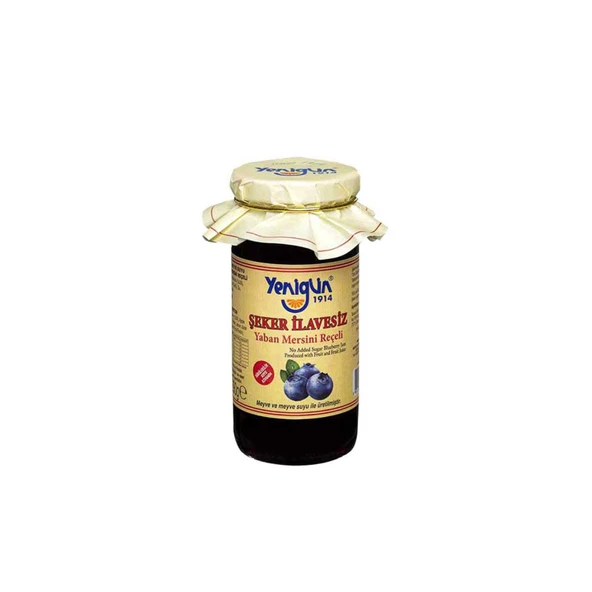 Yenigün Şeker İlavesiz Yaban Mersini Reçeli 290G (6'li Paket) ürün görseli 1