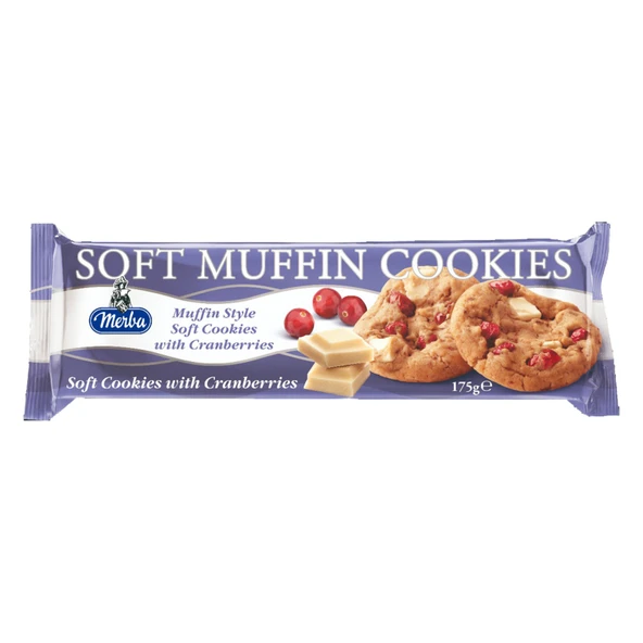 Merba Soft Cranberry Cookies 175 G (6'li Paket) ürün görseli 1
