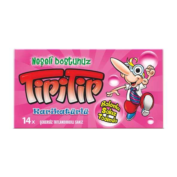 Tipitip Karışık Meyve Ve Mentol Aromalı Sakız 27 G (7'li Paket) ürün görseli 1