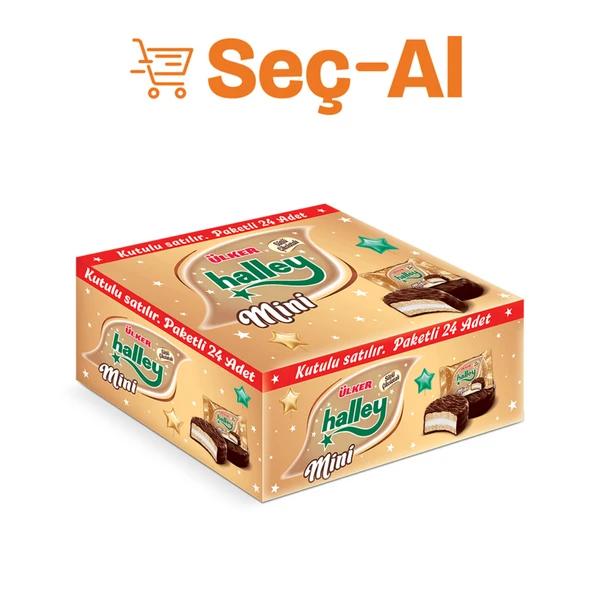 Ülker Halley Mini 24 x 10.3 G (4'li Paket) ürün görseli 1