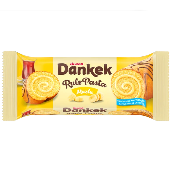 Ülker Dankek Muzlu Rulo Pasta 235 G (8'li Paket) ürün görseli 1