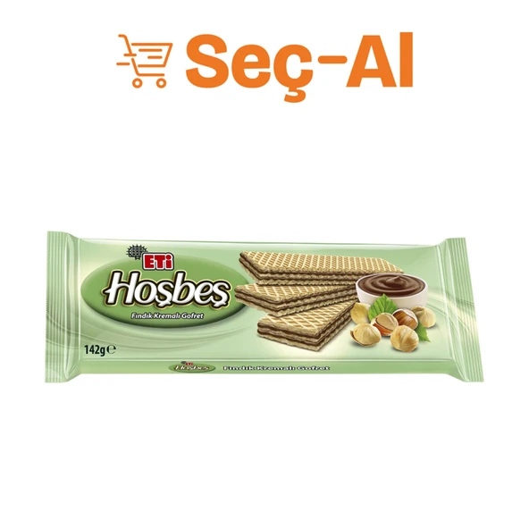 Eti Hoşbeş Fındık Kremalı Gofret 142 G (6'li Paket) ürün görseli 1