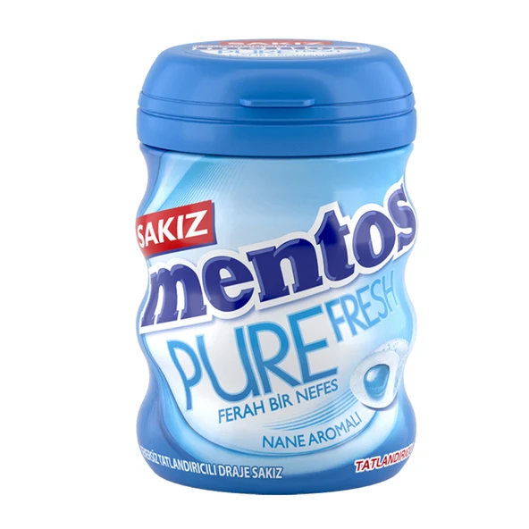 Mentos Pure Fresh Nane Aromalı Draje Sakız 60 G (5'li Paket) ürün görseli 1