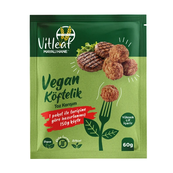 Vitleaf Vegan Köftelik Toz Karışım 60 G (7'li Paket) ürün görseli 1