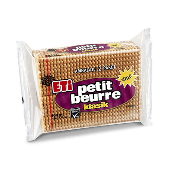 Eti Petit Beurre Bisküvi 400 G (8'li Paket) ürün görseli 1