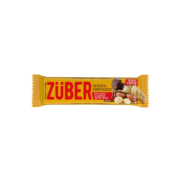 Züber Yer Fıstıklı Kakaolu Bar 40 G (7'li Paket) ürün görseli 1