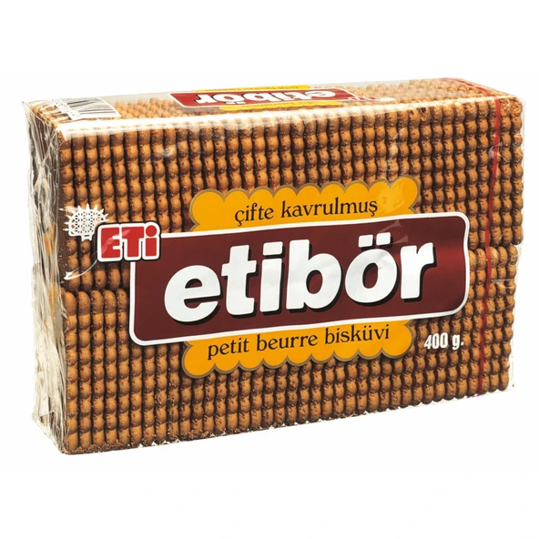 Eti Etibör Çifte Kavrulmuş Bisküvi 400 G (7'li Paket) ürün görseli 1