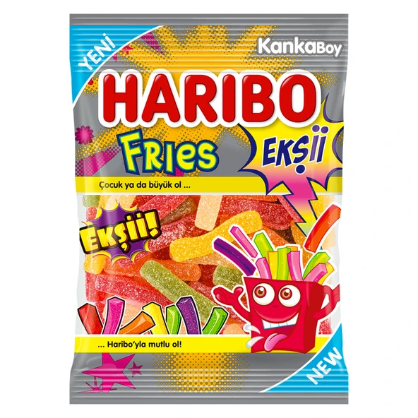 Haribo Fizz Fries 70 G (8'li Paket) ürün görseli 1