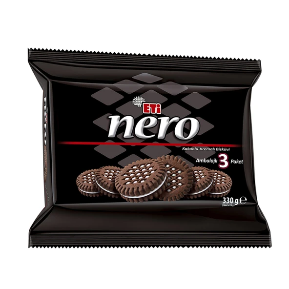 Eti Nero Kakaolu Bisküvi 3 x 110 G (7'li Paket) ürün görseli 1