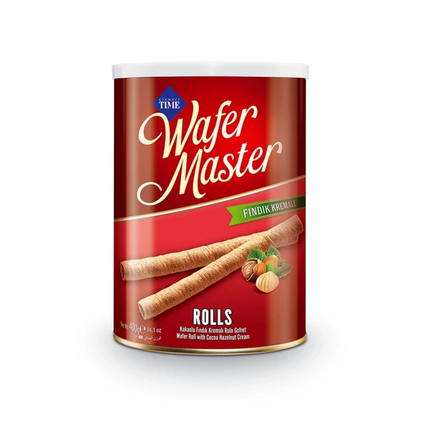 Çizmeci Time Fındıklı Wafer Master Teneke 400 G (7'li Paket) ürün görseli 1