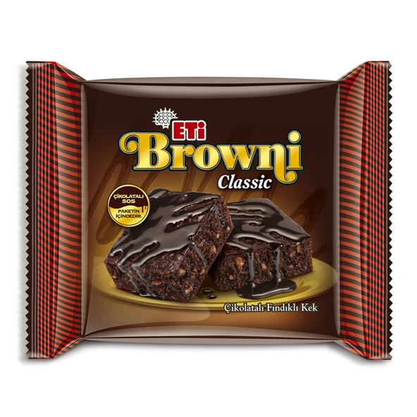Eti Browni Klasik Çikolatalı Fındıklı Kek 200 G (7'li Paket) ürün görseli 1