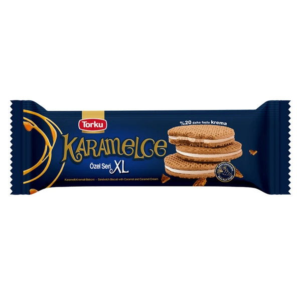 Torku Karamelce Kremalı Bisküvi 176 G (8'li Paket) ürün görseli 1