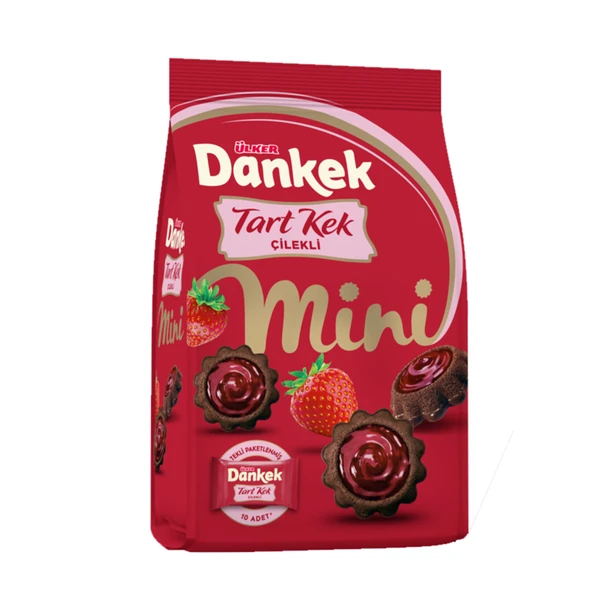 Ülker Dankek Tart Mini Çilekli 150 G (7'li Paket) ürün görseli 1