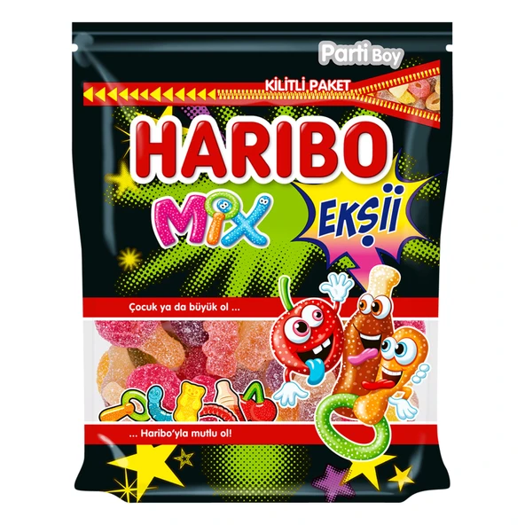 Haribo Ekşi Mix Doypack 175 G (6'li Paket) ürün görseli 1