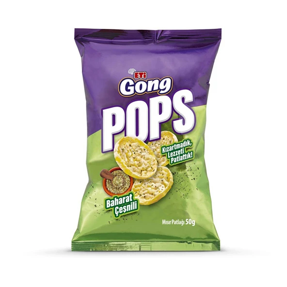 Eti Gong Pops Baharatlı 50 G (8'li Paket) ürün görseli 1