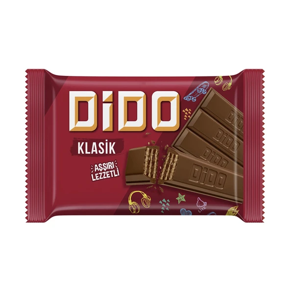 Ülker Dido Kare Çikolatalı Gofret 55.5 G (7'li Paket) ürün görseli 1