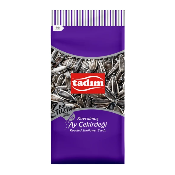 Tadım Bol Tuzlu Kavrulmuş Siyah Ayçekirdek 180 G (8'li Paket) ürün görseli 1