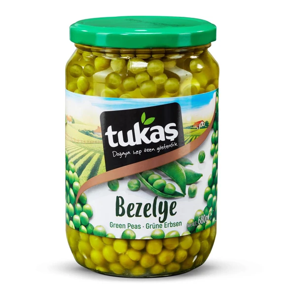 Tukaş Bezelye 680 G (Cam) (8'li Paket) ürün görseli 1