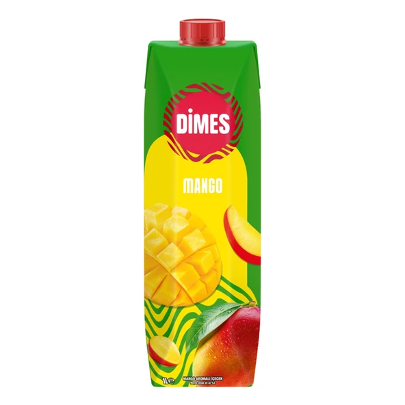 Dimes Mango Aromalı İçecek 1 L (6'li Paket) ürün görseli 1
