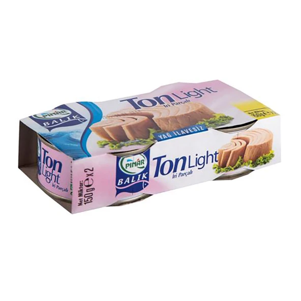 Pınar Ton Balık Light 2x150 G (8'li Paket) ürün görseli 1