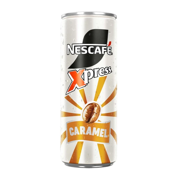 Nescafé Xpress Karamel Aromalı Soğuk Kahve 250ml  (6'li Paket) ürün görseli 1