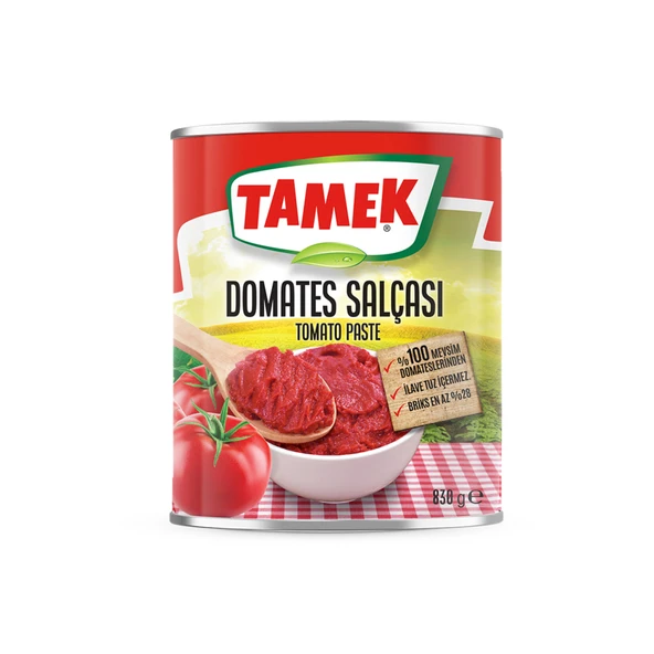 Tamek Domates Salçası 830 G (6'li Paket) ürün görseli 1