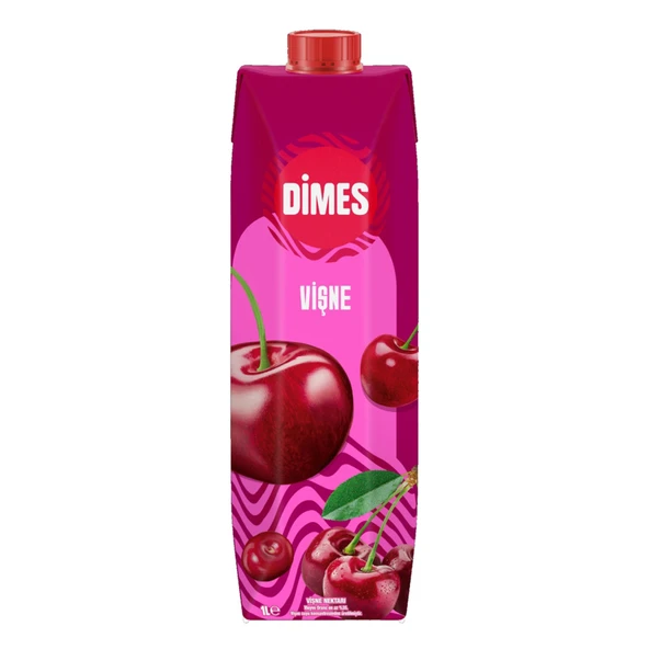 Dimes Vişne Nektarı 1 L (6'li Paket) ürün görseli 1