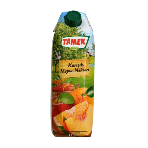Tamek Karışık Meyve Nektarı 1 Lt (8'li Paket) ürün görseli 1