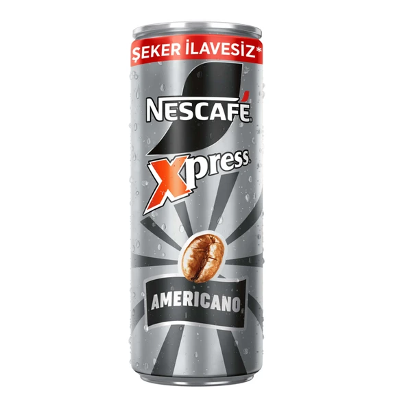 Nescafé Xpress Americano Şeker İlavesiz Soğuk Kahve 250ml   (7'li Paket) ürün görseli 1