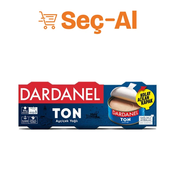 Dardanel Ayçiçek Yağlı Ton Balığı 3x75 G (8'li Paket) ürün görseli 1