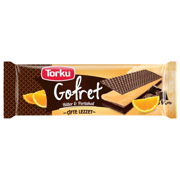 Torku Portakal&Çikolata Kremal Kakaolu Gofret 142 G (7'li Paket) ürün görseli 1