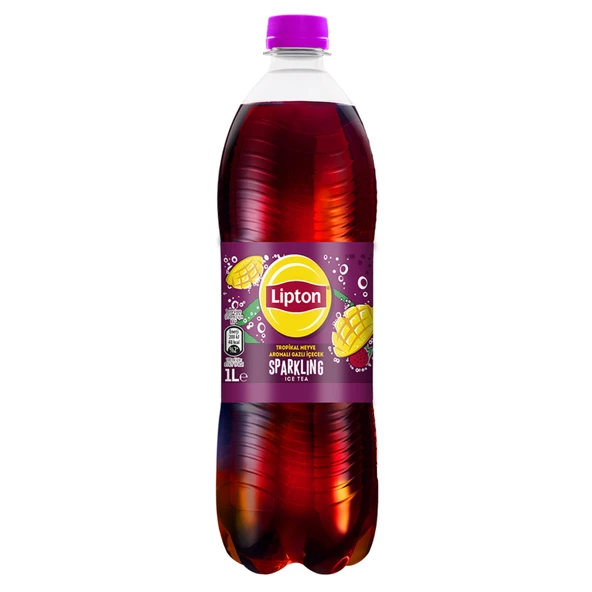 Lipton Ice Tea Sparkling Tropikal Pet 1 L (8'li Paket) ürün görseli 1