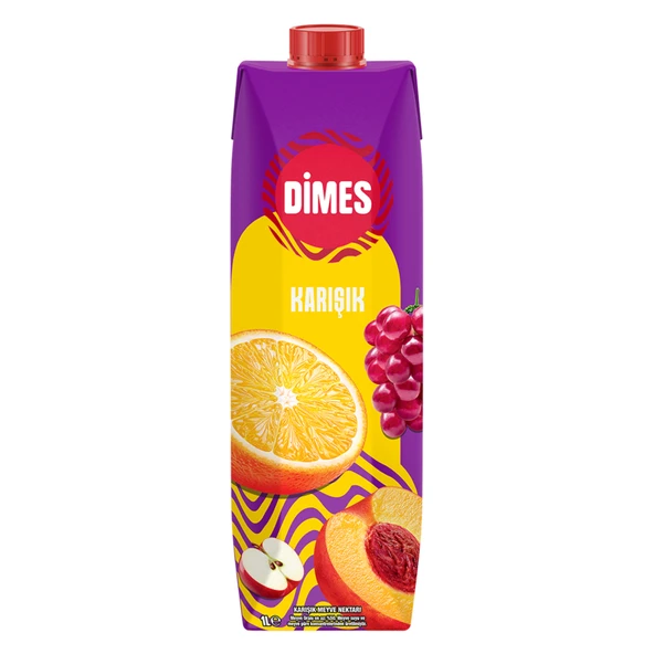 Dimes Karışık Meyve Nektarı 1 L (7'li Paket) ürün görseli 1