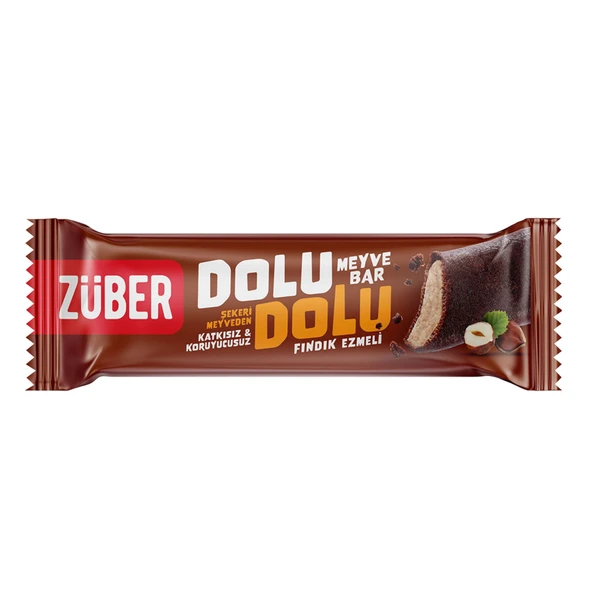 Züber Dolu Dolu Meyve Bar Fındık Ezmeli 30 G (7'li Paket) ürün görseli 1