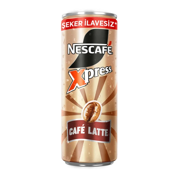Nescafé Xpress Café Latte Şeker İlavesiz Soğuk Kahve 250 Ml (6'li Paket) ürün görseli 1