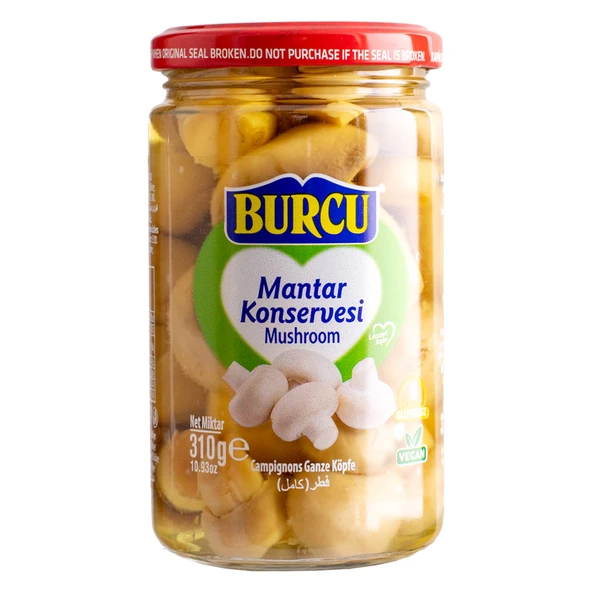 Burcu Bütün Mantar Konservesi 310 G (6'li Paket) ürün görseli 1