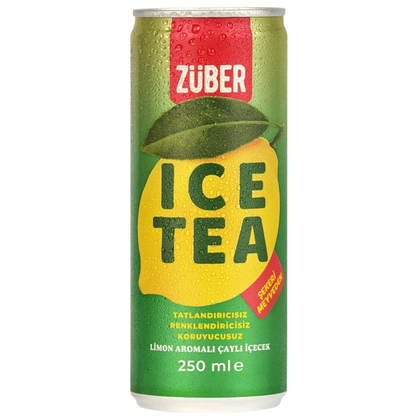 Züber Limon Aromalı Çaylı İçecek 250 Ml (8'li Paket) ürün görseli 1