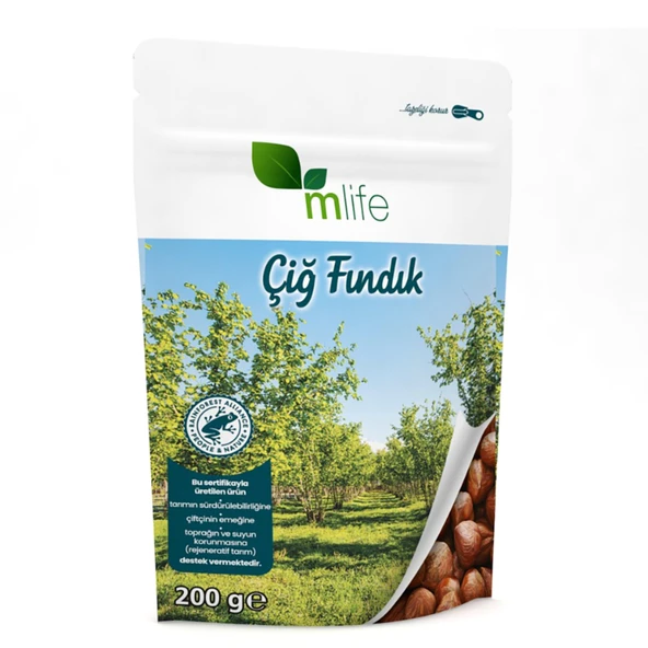 M Life Çiğ İç Fındık 200 G (3'li Paket) ürün görseli 1